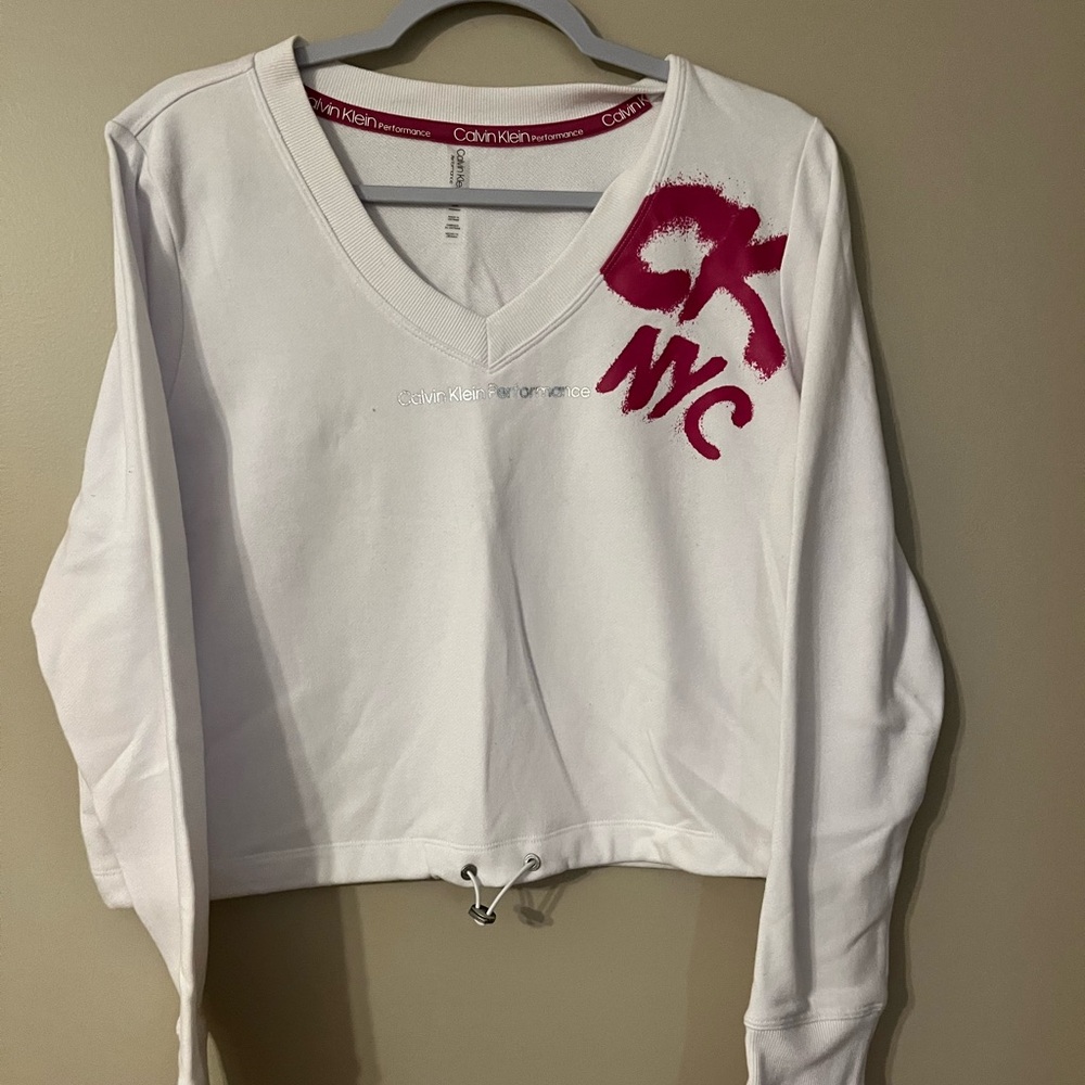 Calvin Klein cropped sweatshirt